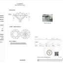 4.00 ct 14 kt white gold ring with lab-created diamonds, Size 55. IGI certified