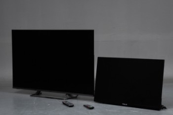 Panasonic LED TV samt Finlux TV m. fjernbetjeninger (4)