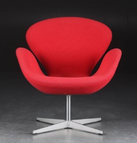 Arne Jacobsen. Lænestol, 'Svanen', model 3320