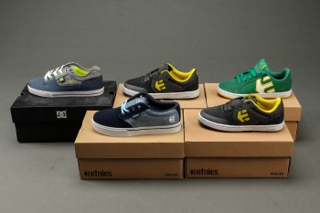 Etnies, DC Shoes. Fem par sko. Str. EUR 30 + 31 (5)