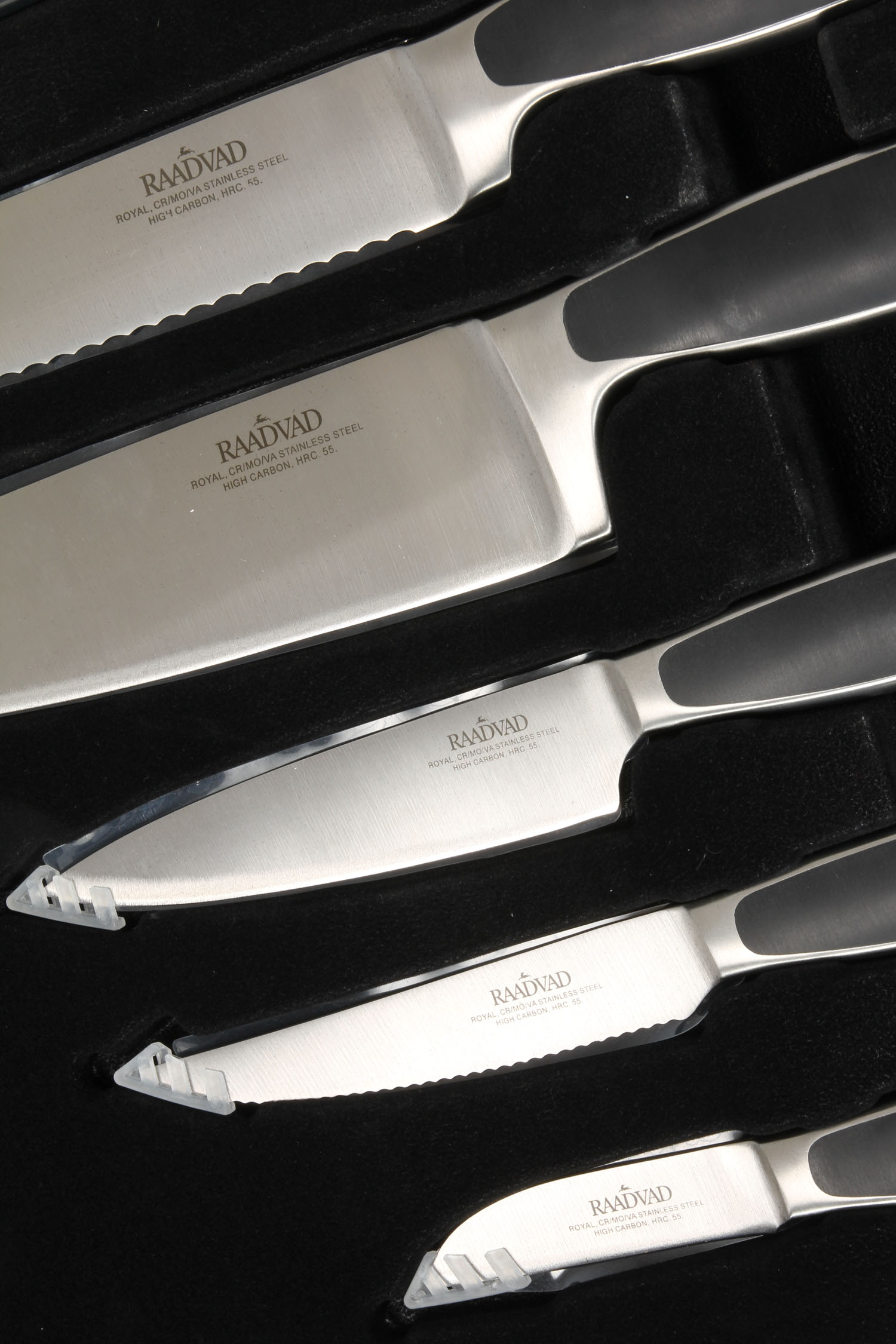 kæde tit gået i stykker Rådvad : Royal knivsæt samt Rådvad knivblok med flexindsats. | Lauritz.com