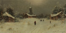 N.H. Christiansen. Winter landscape