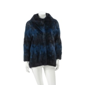 6827 - Copenhagen Fur. Short jacket of colored mink. str. 36