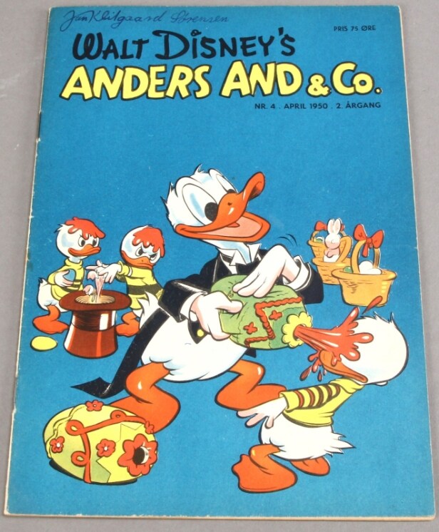 Walt Disney's Anders And & Co. Nr. 2, 3, 4 fra årgang 2 1950 samt Nr. 8, 9, 10, 11, 11B og 12. 2. årgang, 1950 (9)