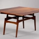 Dansk design. Justerbar sofabord/spisebord af palisander.