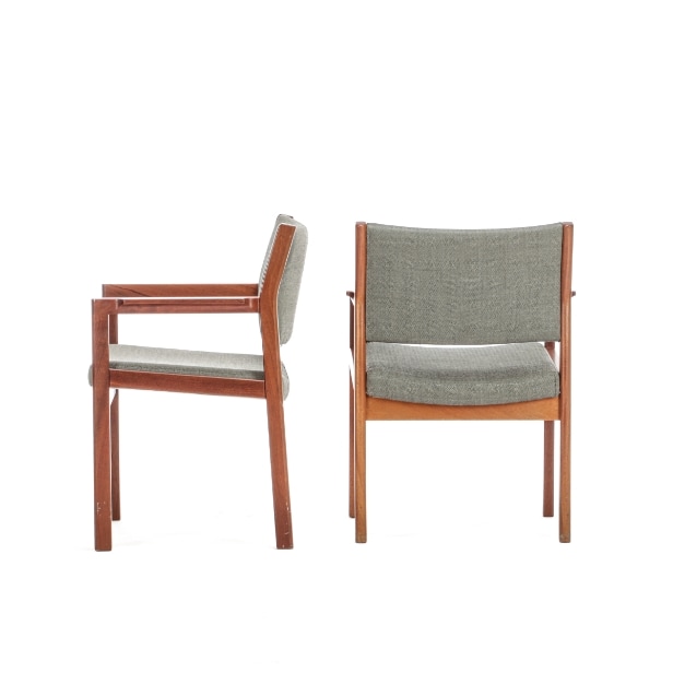 Christian Hvidt. Twelve mahogany armchairs (12)