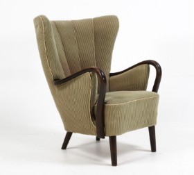 Danish furniture manufacturer. Armchair, 1940/50s