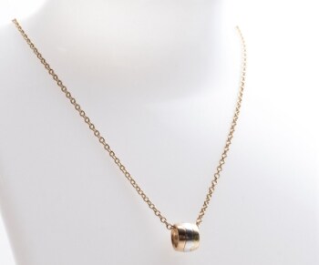 Georg Jensen. Fusions vedhæng af 18 kt guld & 14 kt. guld (2)