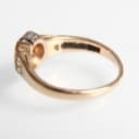 Solitaire ring of 14 kt. gold with diamond, approx. 0.40 ct.