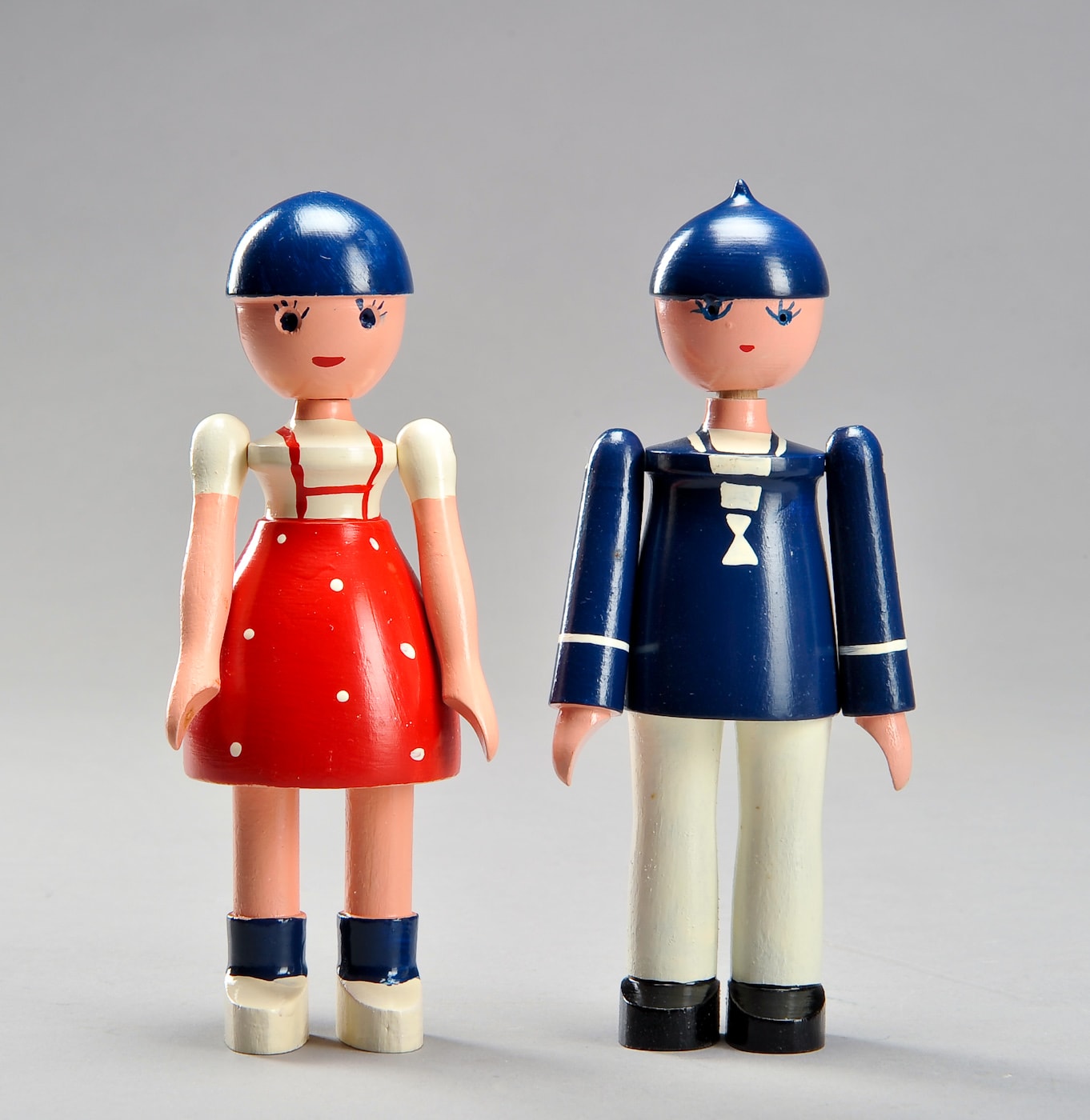 Kay Bojesen. Dukke-Lise og Ole (2) | Lauritz.com