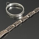 John Lauritzen armbånd samt engelsk armring, sølv (2)