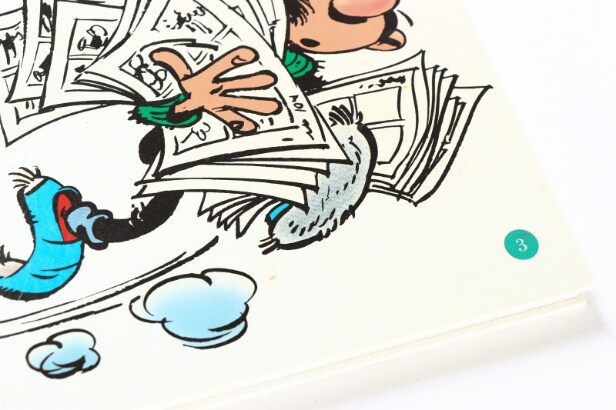 Egmont Serieforlaget. André Franquin / Marsu. Vakse Viggo-bøger bd. 1-7 i kassette.