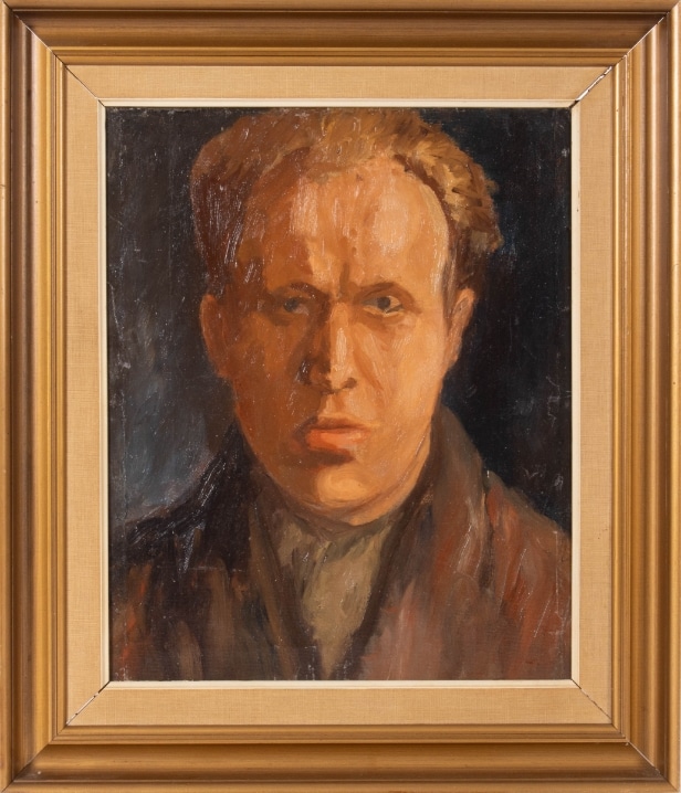 Unknown artist. Self-portrait. oil on canvas