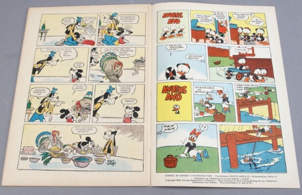 Walt Disney's Anders And & Co. Nr. 2, 3, 4 fra årgang 2 1950 samt Nr. 8, 9, 10, 11, 11B og 12. 2. årgang, 1950 (9)