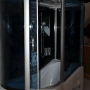 Dampkabine med jacuzzi spa bad