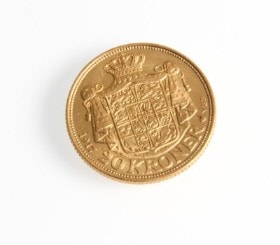 Danmark. 20 kroner i guld 1917