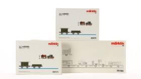 Märklin 45104+46573+46574 HO: Geislinger grade freight set and 2x Würtemberger car set (3)