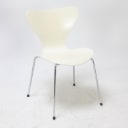 Arne Jacobsen (1902-1971) for Fritz Hansen: Set of six 7-seater chairs. (6)