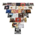 Samling LP og single plader.