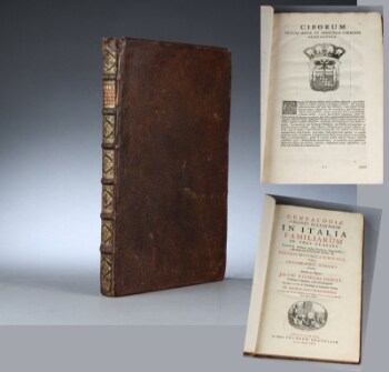 Jacob Wilhelm Imhoff. Genealogiae, italiensk genealogi, Amsterdam 1710