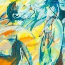 Professor Horst Böhm, diptych dancing couples. (2)