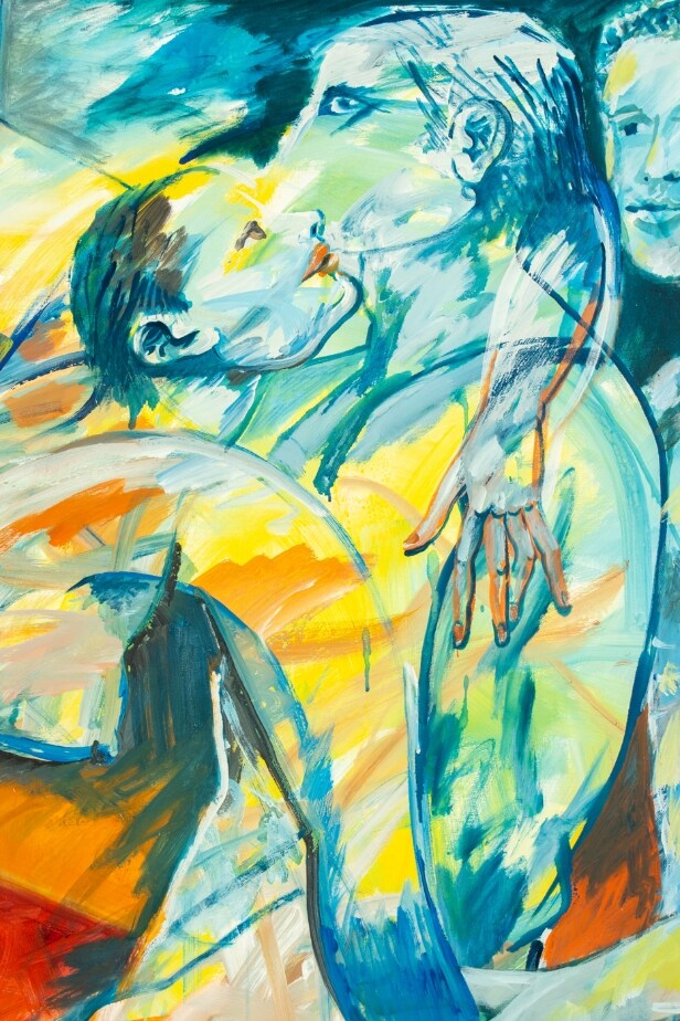 Professor Horst Böhm, diptych dancing couples. (2)