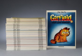 Samling Garfield tegneserier nr. 1 til nr. 50.