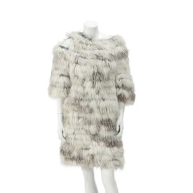 6826 Hans Madsen for Kopenhagen fur. Fox dress. Str. 34