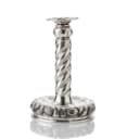 Axel Salomonsen. Large baroque candlestick made of sterling silver