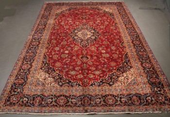 Persisk Keshan tæppe, 397 x 287 cm.