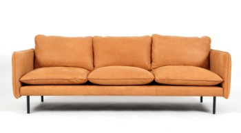 BruunMunch / Illums Bolighus. Tre-pers. sofa, model Boah