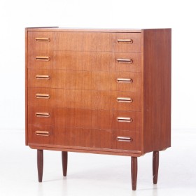 Teak chest of drawers, 1950s