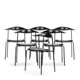 Hans J. Wegner. Seks stole, model CH88 (6)