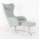 541. Brunstad. Armchair model Bella with footstool (2)