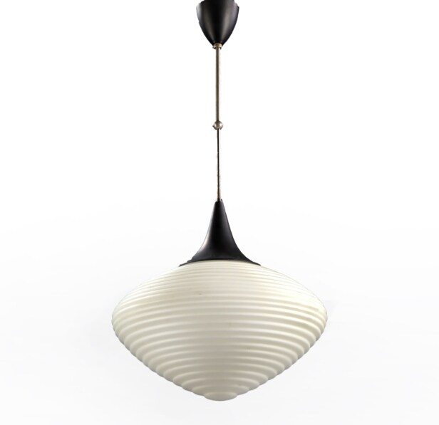 Kamenicky Senov. Rare pendant light from the 60s