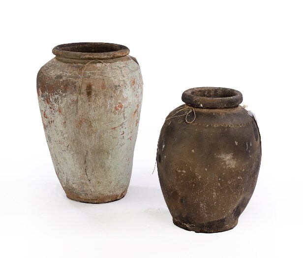 359. Byliving Copenhagen. Two large unique jars (2)