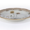 Royal Copenhagen. 'Flora Danica' tallerken af porcelæn, Juliane Marie-mærket