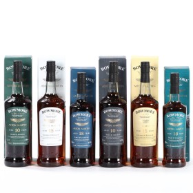 6 fl. Bowmore. Aston Martin Edition. Islay Single Malt Schotch Whisky. 1-6. (6)