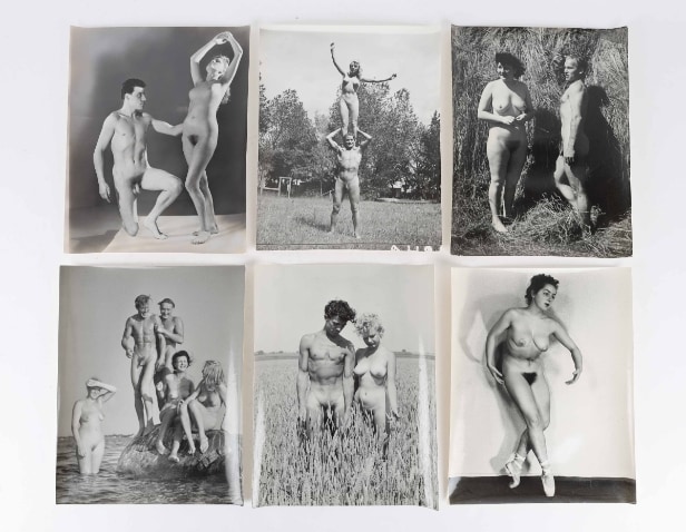 Niels Henry Imbert (1907-1993): Six photographs, nude studies, 1930s-40s (6) (cd)