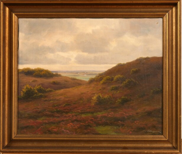 K.E.Lundgreen, 1884-1934, olie på lærred, landskab