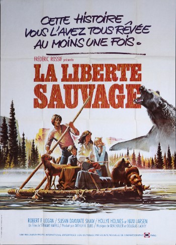 Stor, fransk plakat La Liberte Sausage 1970erne