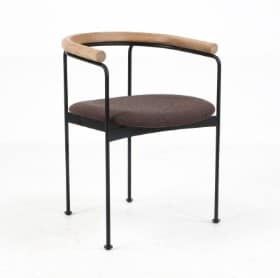 Kensaku Oshiro for DK3. Armstol, model Baia Chair, grøn / sæbe eg