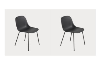 Iskos-Berlin for Muuto. Model Fiber Side Chair. Par stole (2)