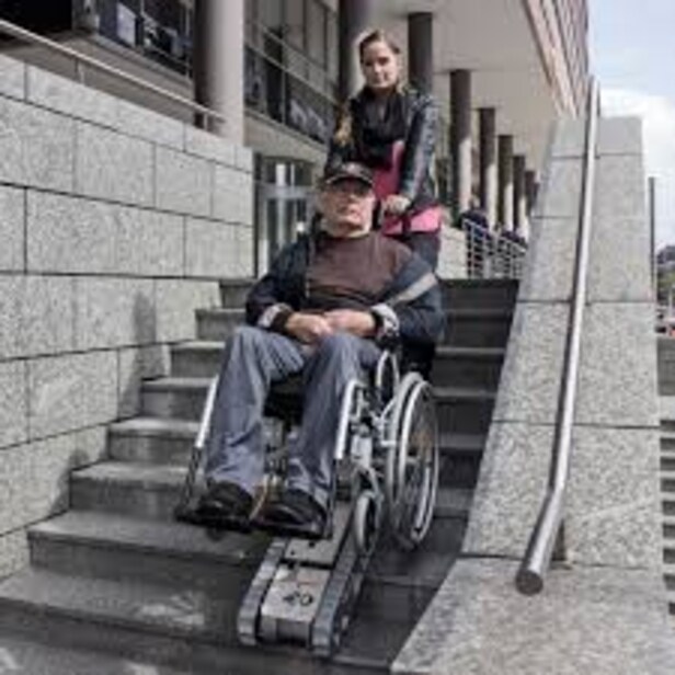 Kørestolslift til trapper, Stairclimber model SA-S fra M.BARTELS 