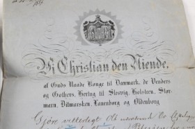 Diverse håndskrevet breve, bl.a. fra Kong Christian IX regeringstid (19)