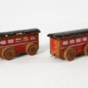 Lego. Tog med 3 vogne af træ (4)