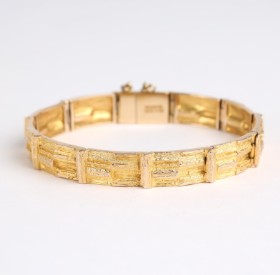 Björn Weckström (f. 1935): 'Cascade' armbånd af 14 kt. guld