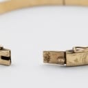 Vintage armring af 14 kt guld med indskudslås
