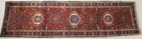 Hand knotted oriental runner