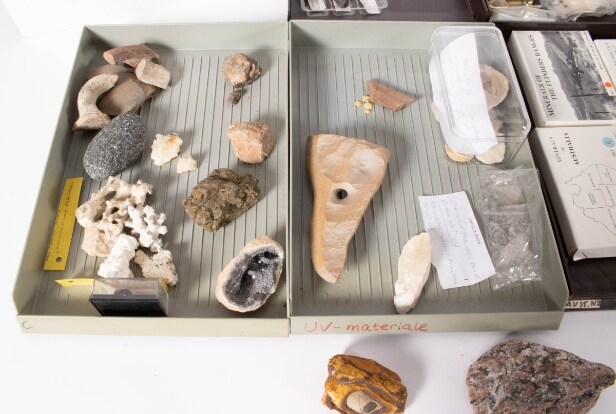 Large scientific mineral collection (approx. 500)